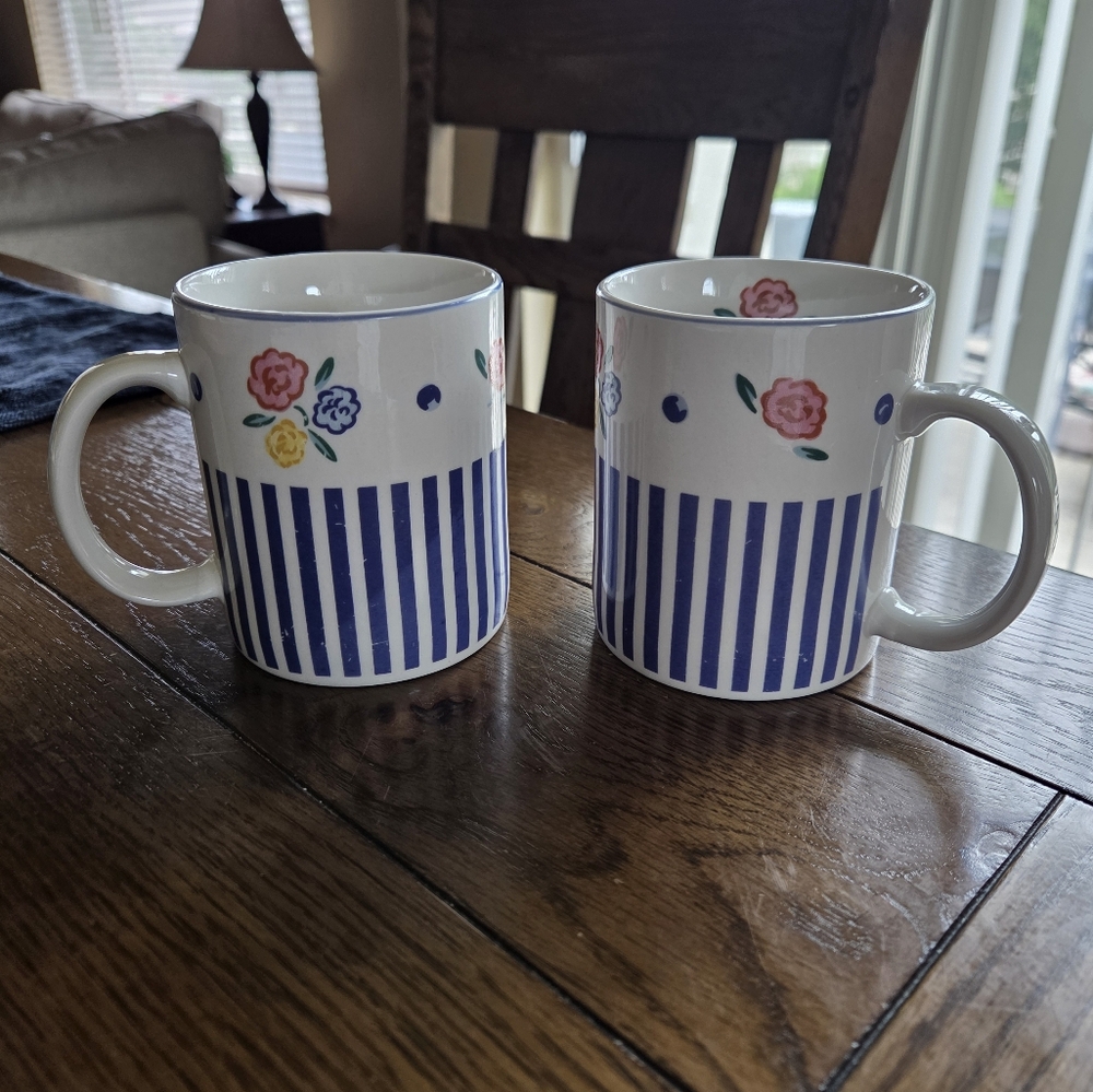 Farberware 4044 Stoneware Mugs From The Claire ll Collection